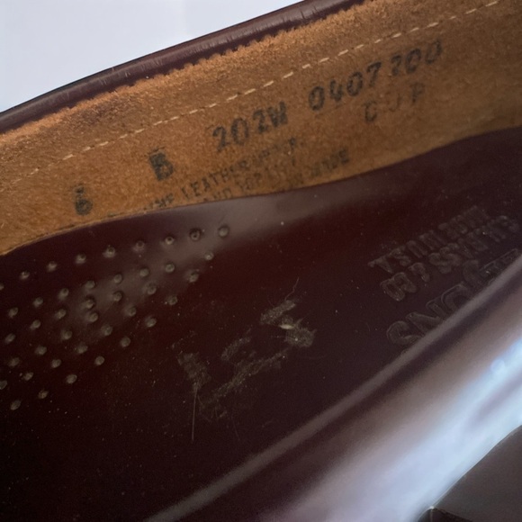 G.H.Bass Weejuns Oxblood Leather Loafers Kiltie Horse-Bit Vintage 80’s Size 6 - Picture 4 of 14